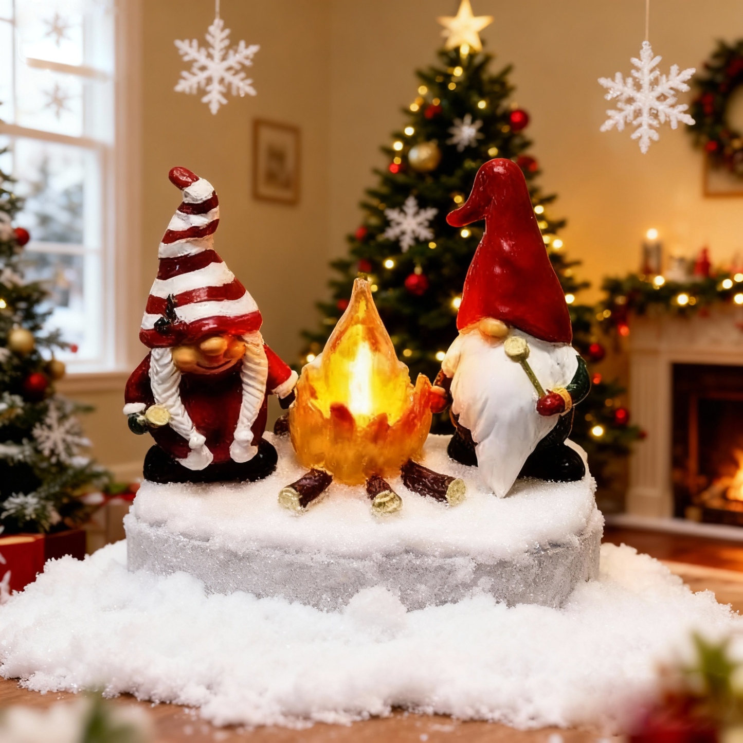 Christmas Night Light Plug-In Lamp Snowman, Santa, Gnome & Puppy Designs - makephotopuzzleuk