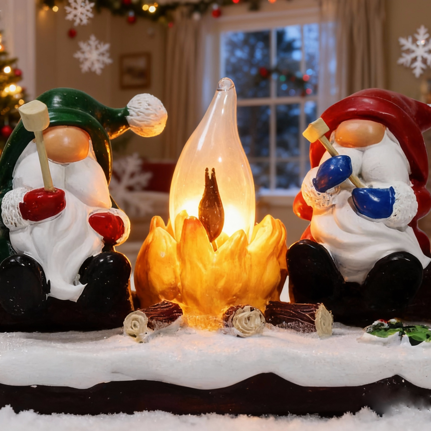 Christmas Night Light Plug-In Lamp Snowman, Santa, Gnome & Puppy Designs - makephotopuzzleuk