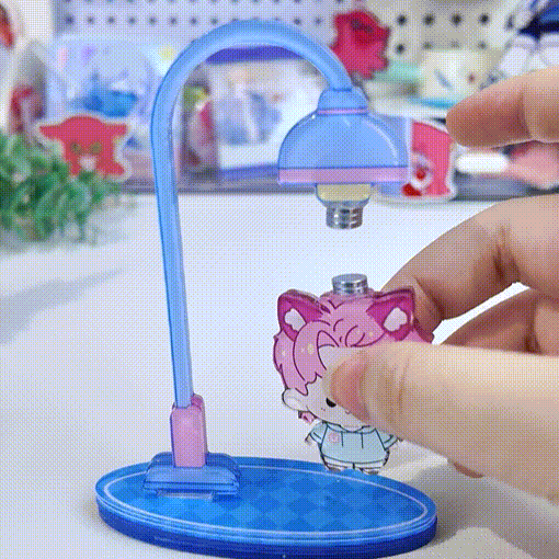 Custom Photo Acrylic Floating Cartoon Figure Display Cute Desk Decor