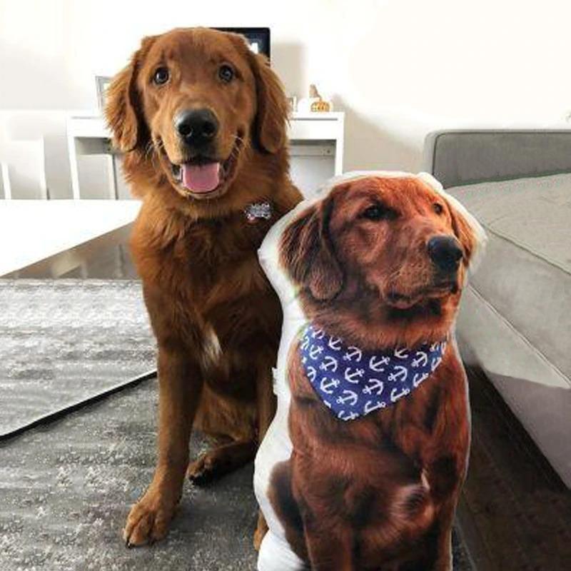 Custom Dog Pillow Personalized Pet Photo Pillow Dog Portrait Pillow Cat Pillow Dog Photo Pillow Dog Face Pillow Dog Memorial Gift Dog Picture Pillow - makephotopuzzleuk