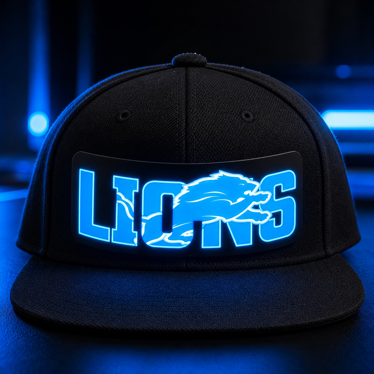 Football Fan LED Light-Up Snapback Cap - makephotopuzzleuk
