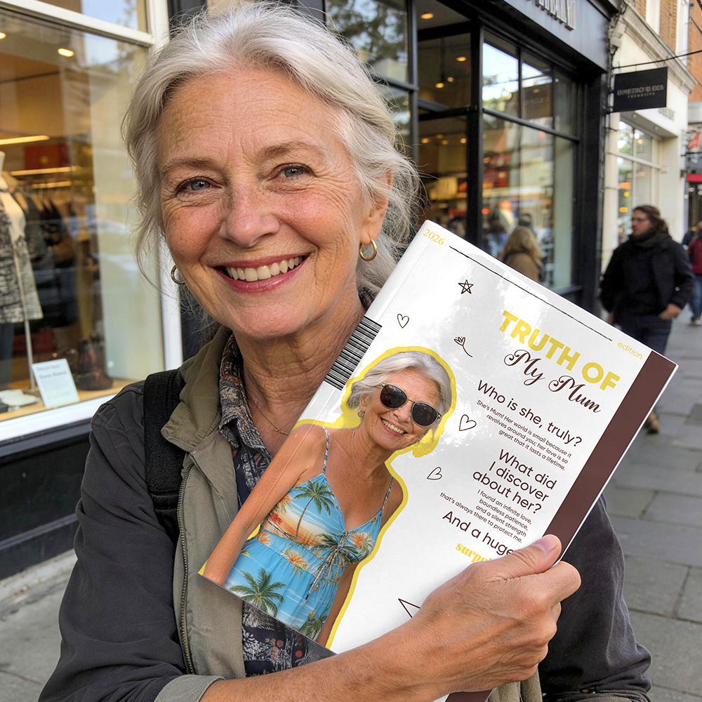 Personalized TRUTH OF MY MOM Magazine for Mama on Mother's Day