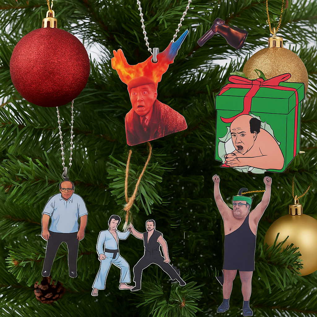 Hanging Frank Reynolds Keychain / Christmas Ornament  - It's Always Sunny in Philadelphia - makephotopuzzleuk