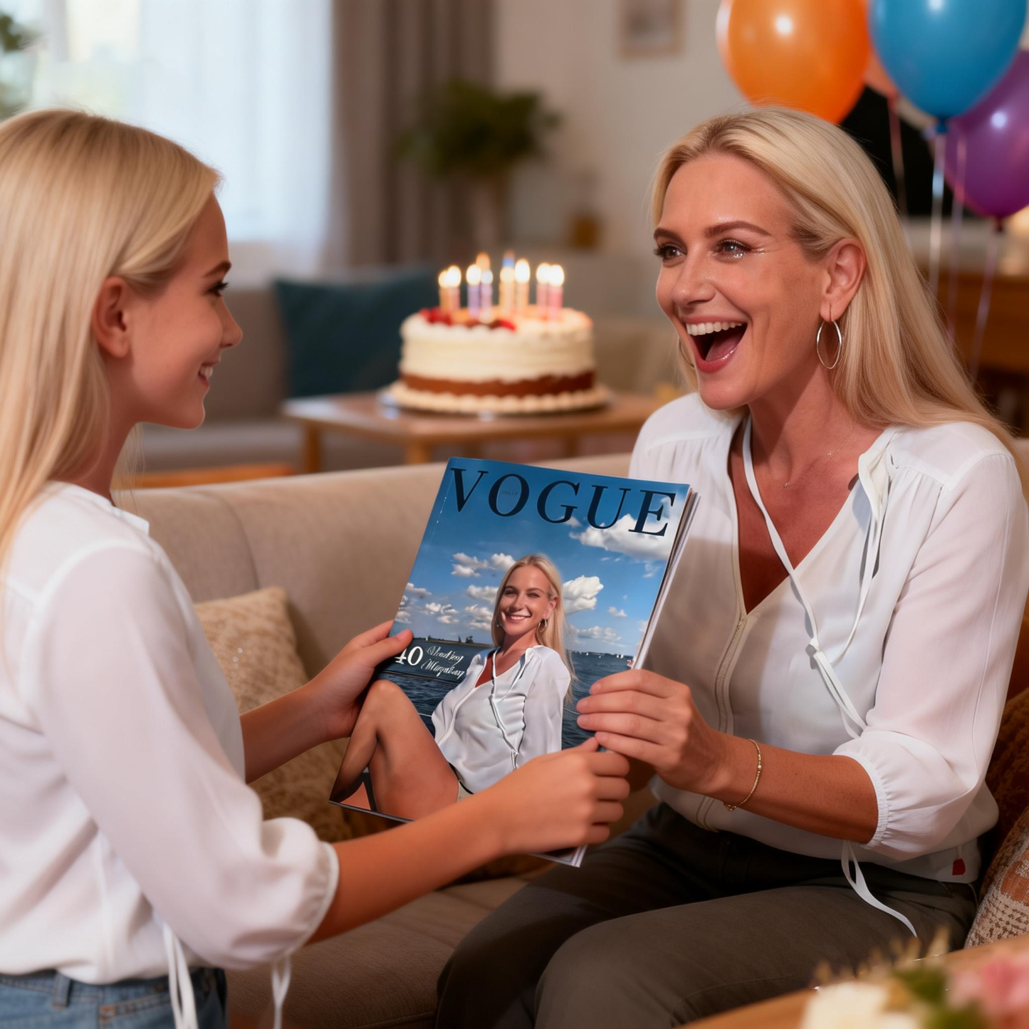 Personalized BEST MOM Magazine for Mama on Mother's Day