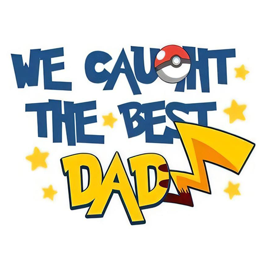 Personalized We Choose You Dad Wooden Sign, Dad Father’s Day Gift, Custom Cartoon Monster Family Name Plaque, Wood Desk Decor - makephotopuzzleuk