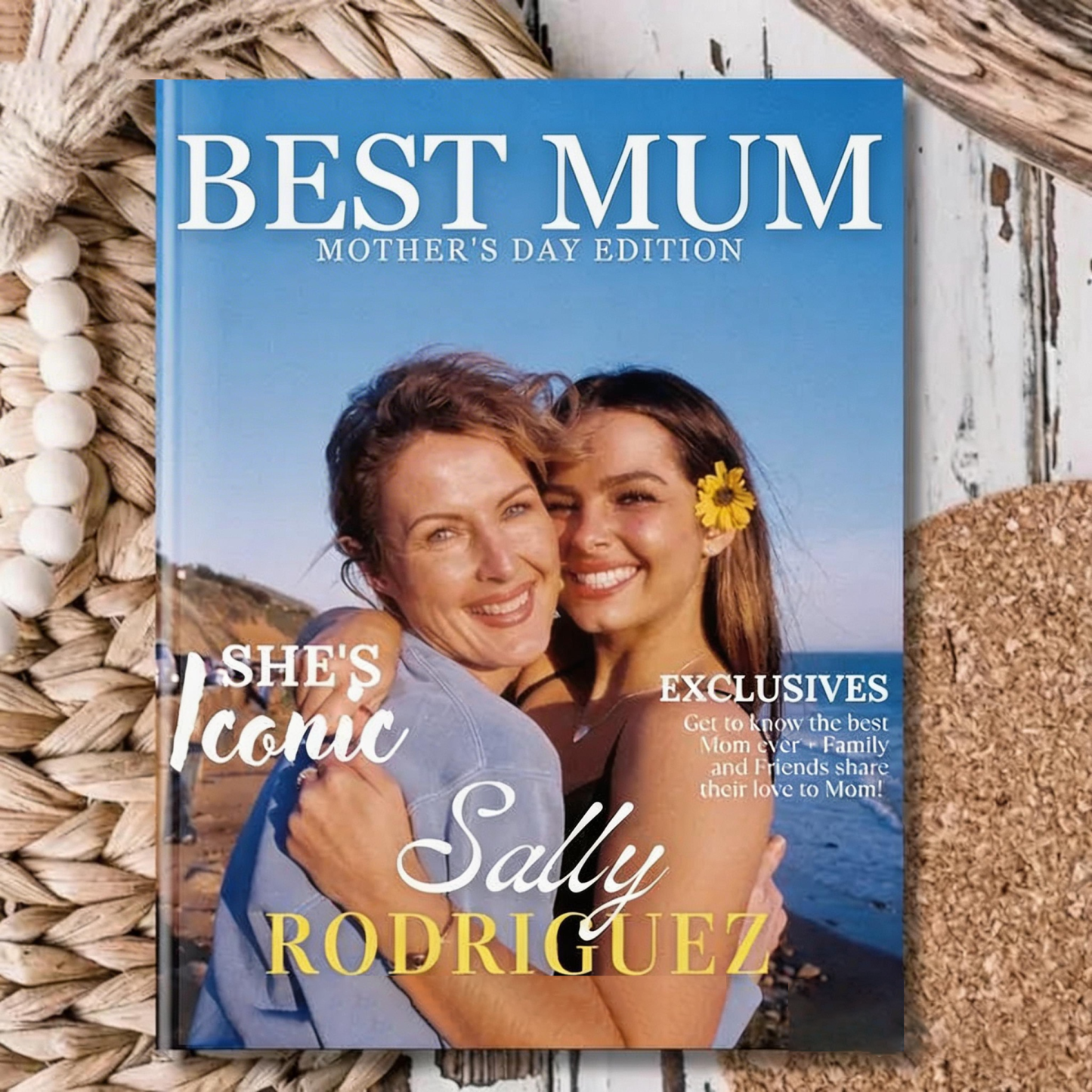 Personalized BEST MOM Magazine for Mama on Mother's Day