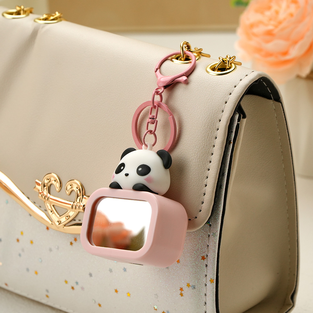 Custom Music Player Keychain with Personalized Photo Portable Makeup Mirror Personalized Mother's Day Gift for Mom