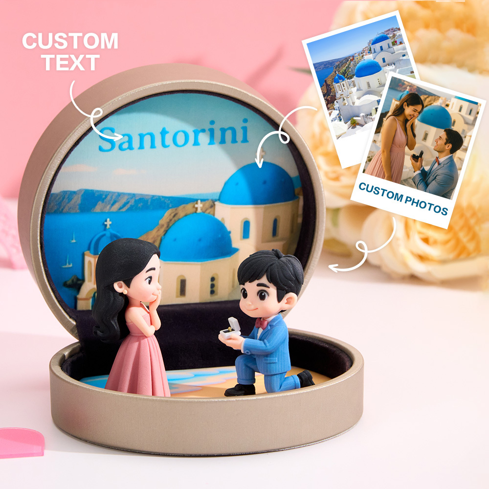 Custom 3D Action Figure Box Turn Your Photo Into a Personalized Toy Figure Unique Gift for Him or Her