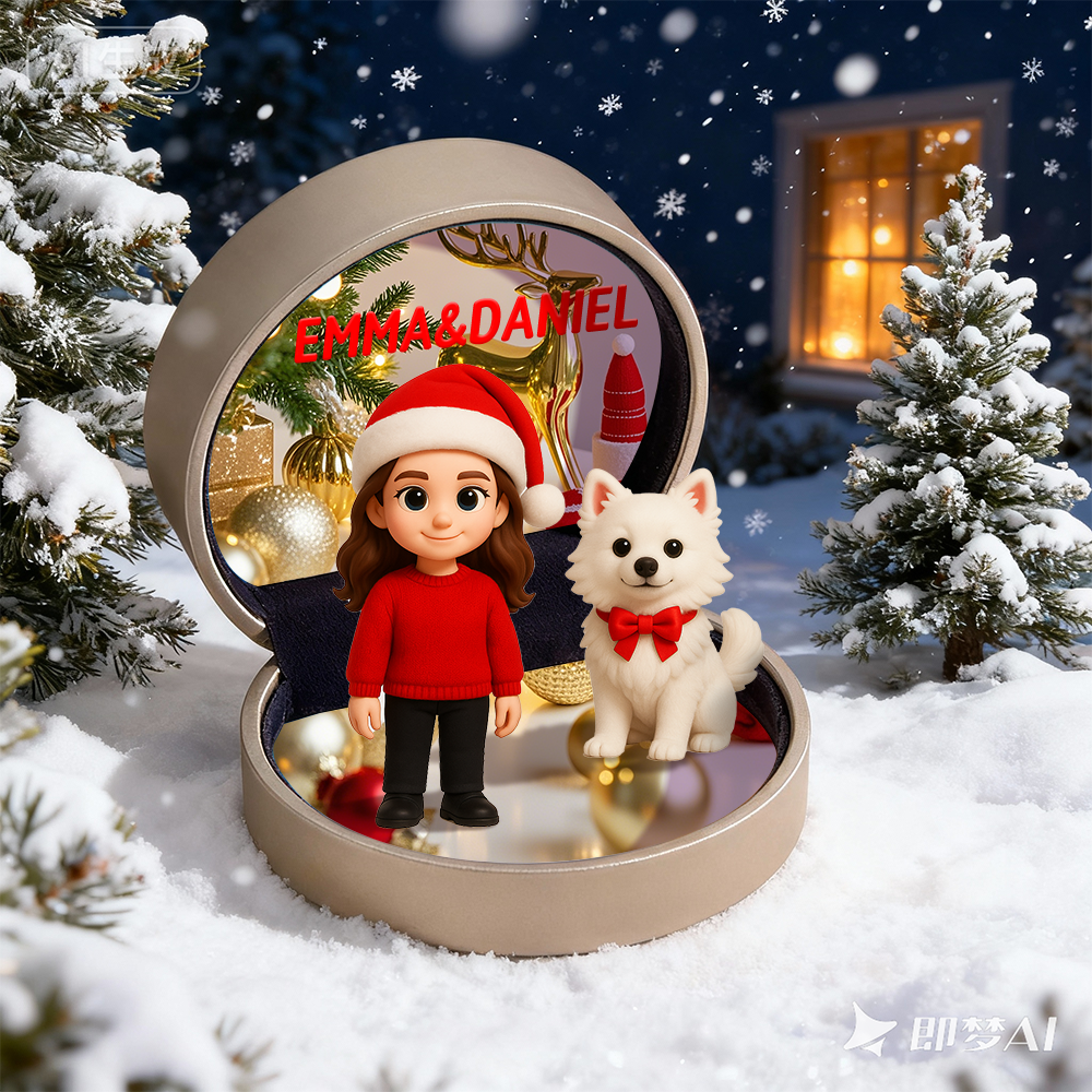 Custom 3D Action Figure Box Turn Your Photo Into a Personalized Toy Figure Unique Gift for Him or Her