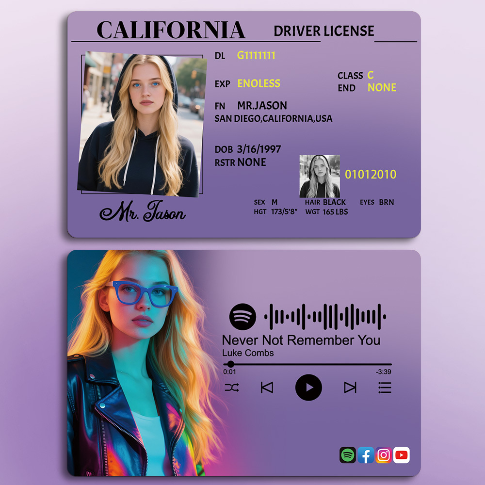 Custom NFC Music Card Tap-to-Play Music Card 3.37x2.13in Personalized Acrylic Desk Decor Stand Turn Your Favorite Artist into NFC Keychain Pop/R&B/Hip-Hop Gift for Her