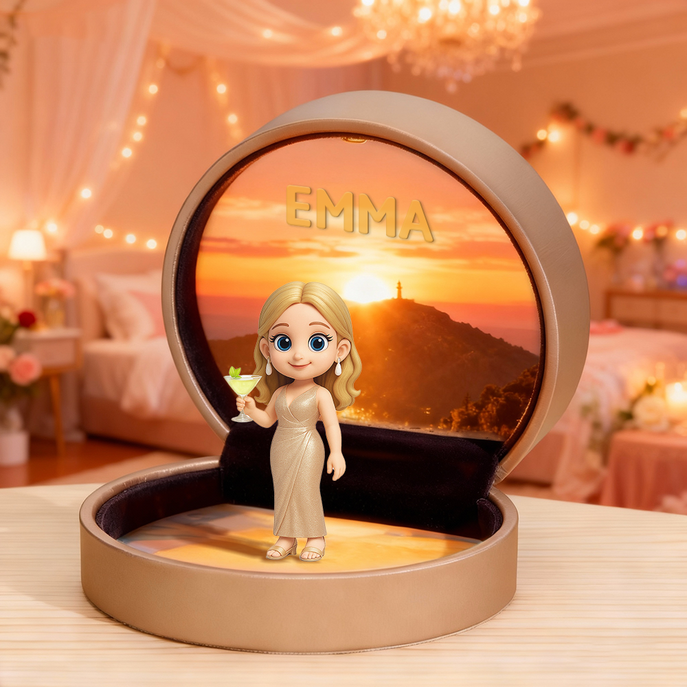 Custom 3D Action Figure Box Turn Your Photo Into a Personalized Toy Figure Unique Gift for Him or Her