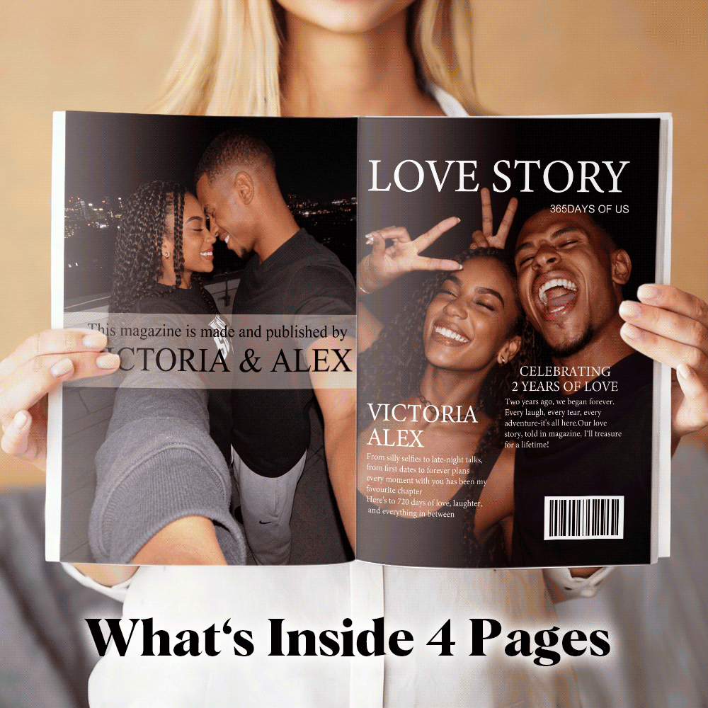 Personalized Magazine That Tells Your Custom Love Story