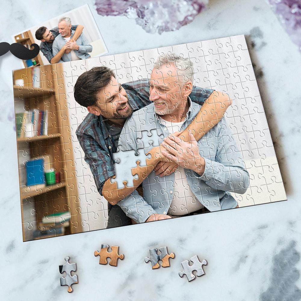 Custom Photo Jigsaw Puzzle Best Gifts For Dad and Grandpa-35-1000 Pieces - mysiliconefoodbag