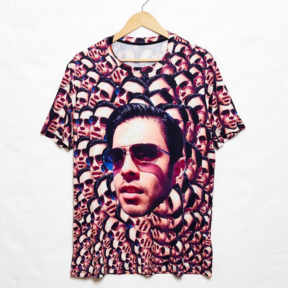 Custom All Over Print Faces Mash T-shirt-New In