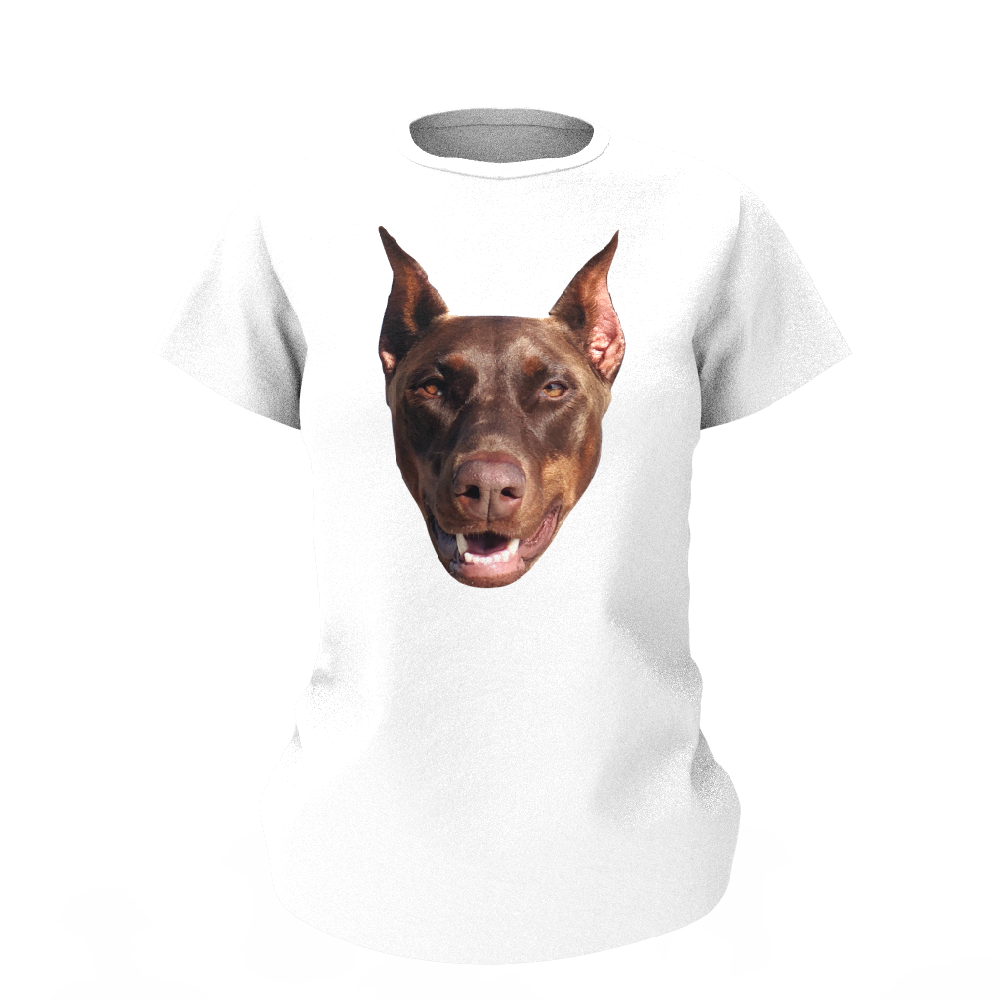 Custom My Face T-shirt Funny Dog Pet Tee