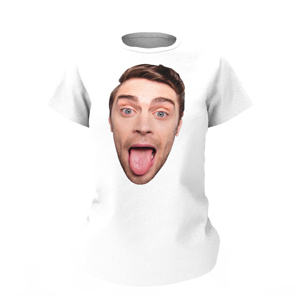 Custom Face Contton Shirt Woman T-shirt Only You
