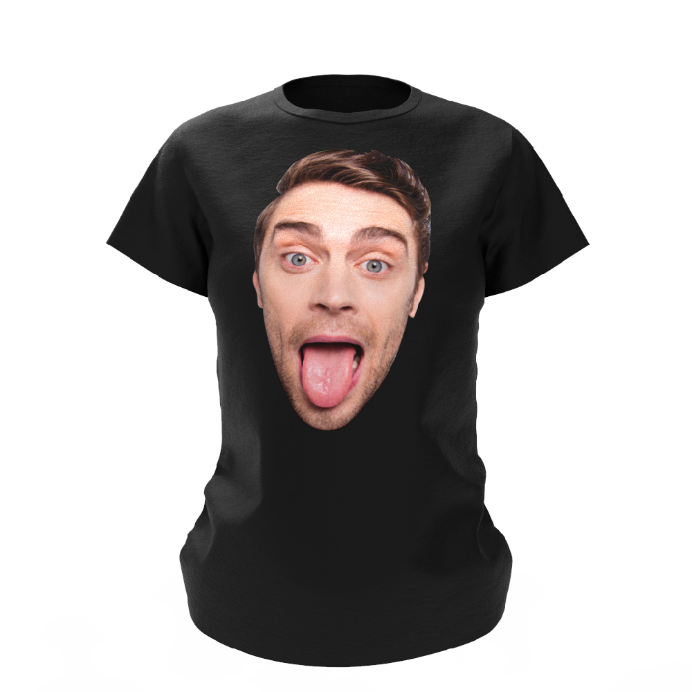 Custom Face Contton Shirt Woman T-shirt Only You