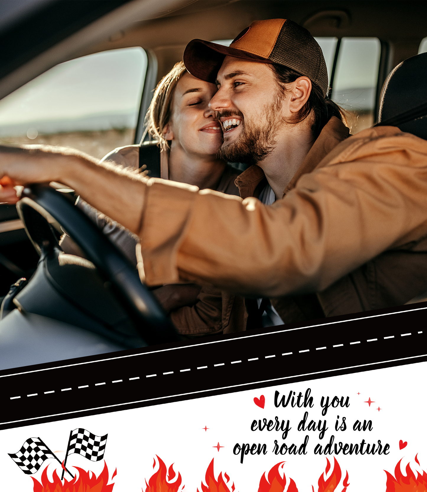 Personalized Race Car Photo Gifts For Couples on Valentine's Day, Wheels for Car Lover Custom Car Frame Anniversary Gift For Loved Ones