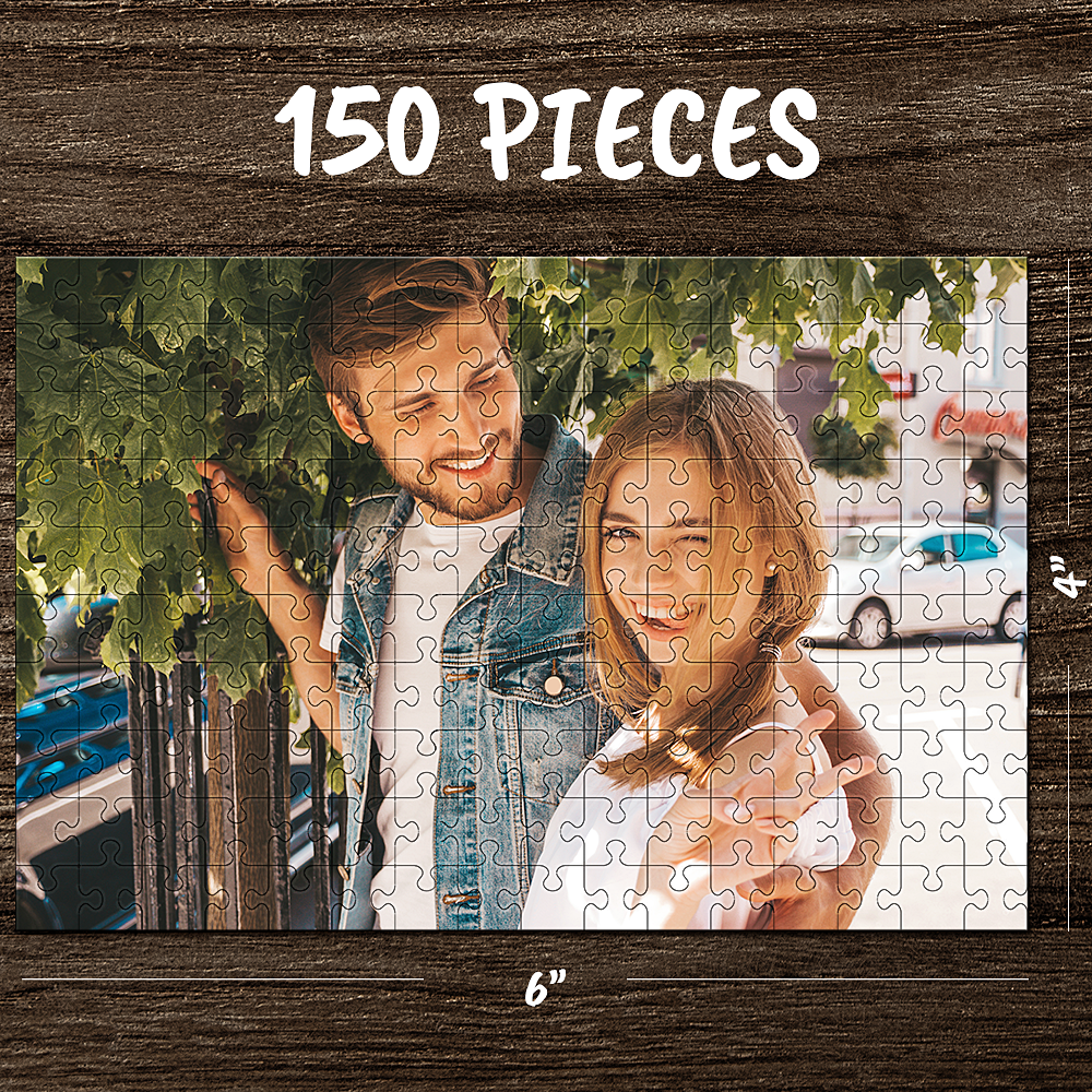 Custom Your Family Christmas Photo Puzzle 35, 150, 300, 500, 1000 Piece Jigsaw
