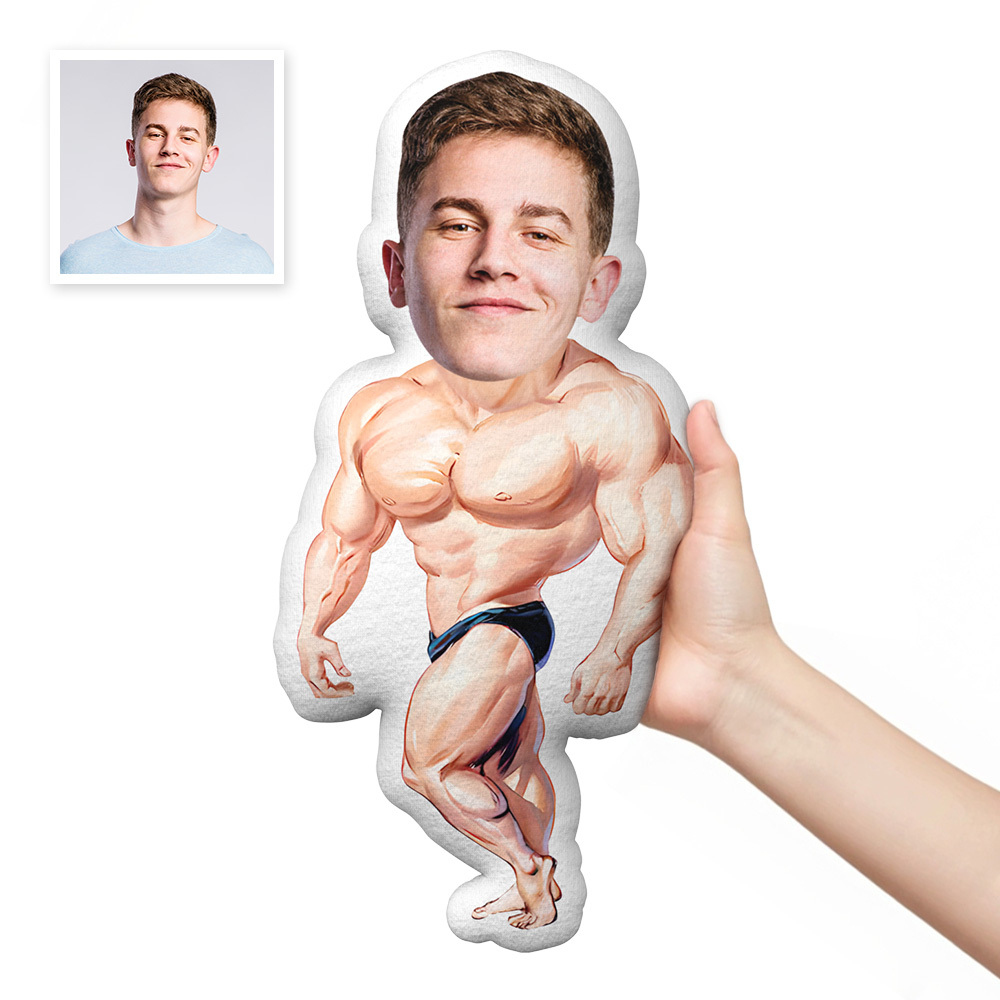 Custom Pillow Face Body Pillow Personalized Muscle Man Pillow Gift Pillow Toy Throw Pillow MiniMe Pillow Dolls