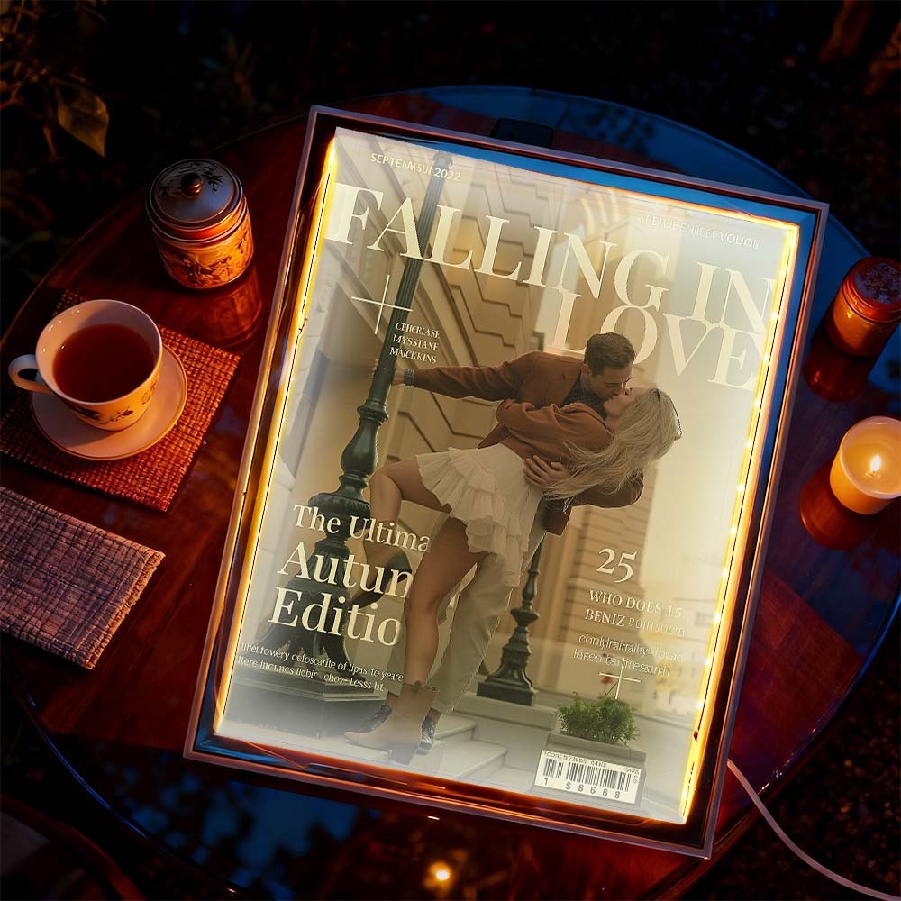 Personalized Magazine Cover Night Light
