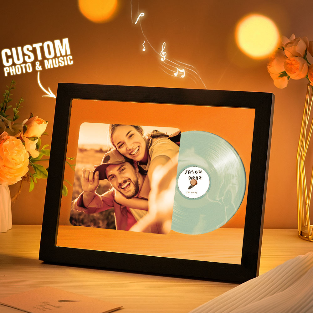 Music Photo Frame Night Lights Music Desk Decor That Plays Music Without Cell Phone Multiple Styles Couple Gifts