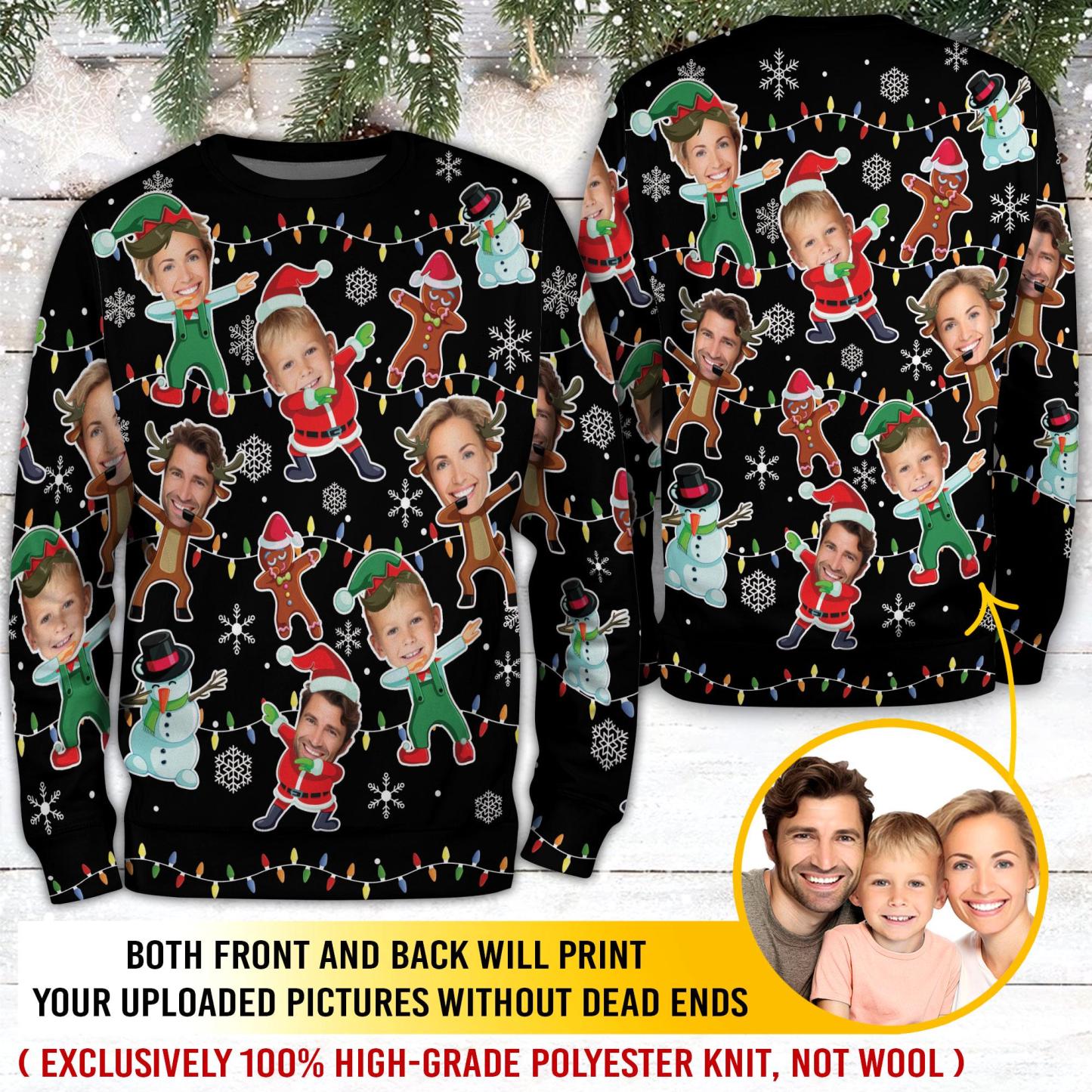 Custom Ugly Christmas Sweatshirt for Loved Ones