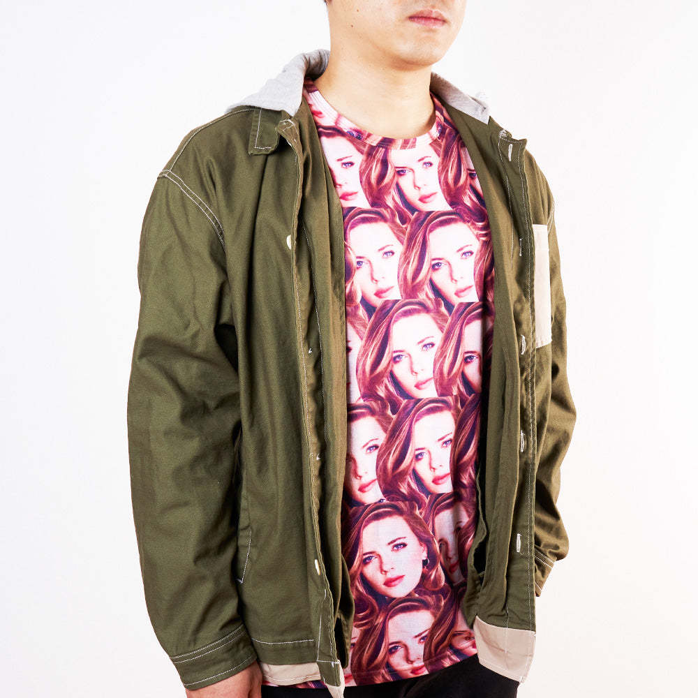 Custom My Face All Over Print Tee Mash Face Men's T-shirt