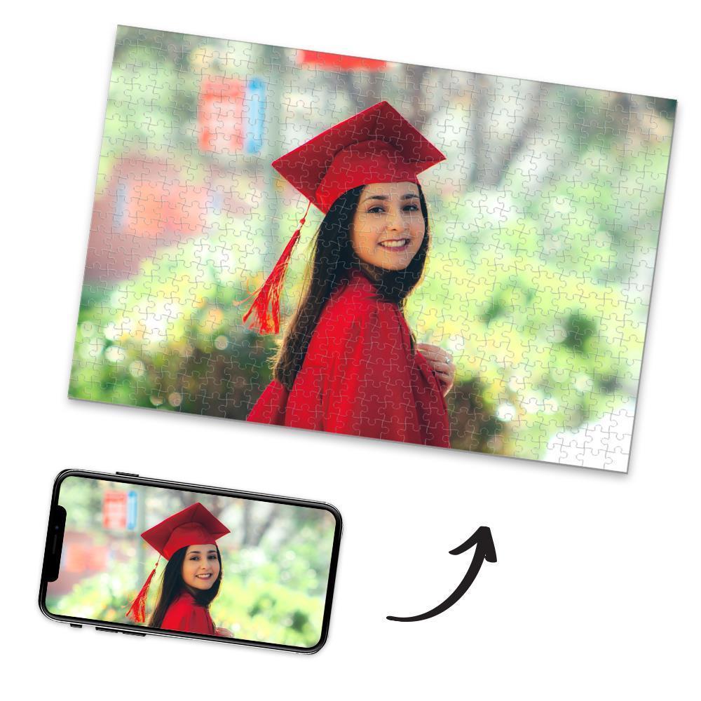 Custom Graduation Photos On Jigsaw Puzzle Unique Gifts - mysiliconefoodbag