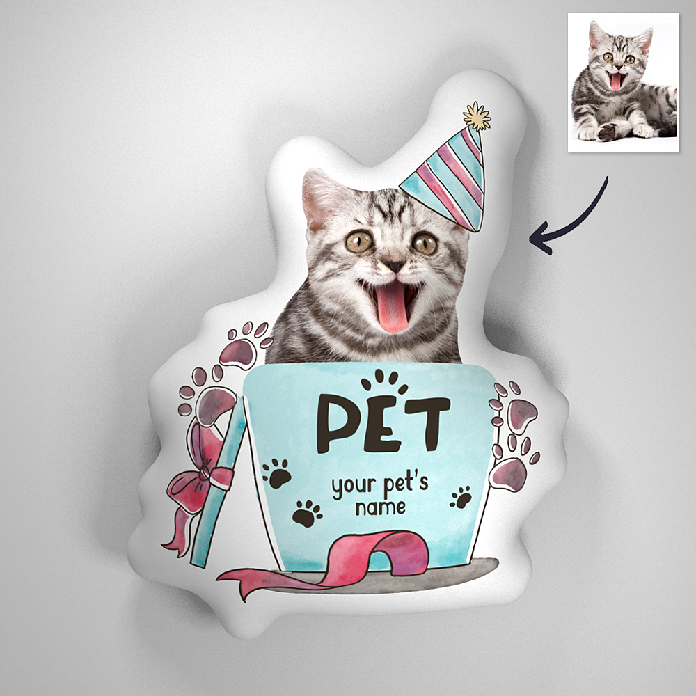 Custom Pet Photo Pillow Custom Pet Face Pillow,