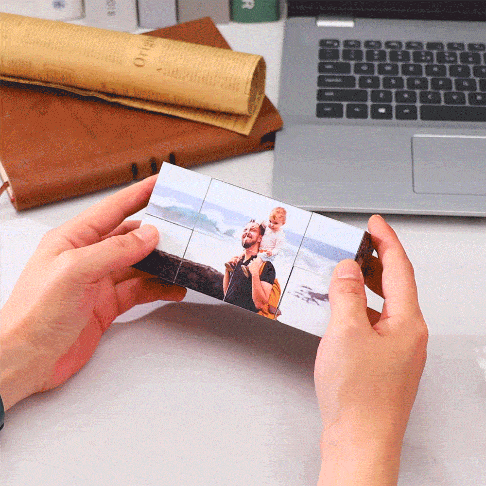 Custom Infinity Photo Cube Multiphoto Rubic Cube Creative Gifts for Love - mysiliconefoodbag