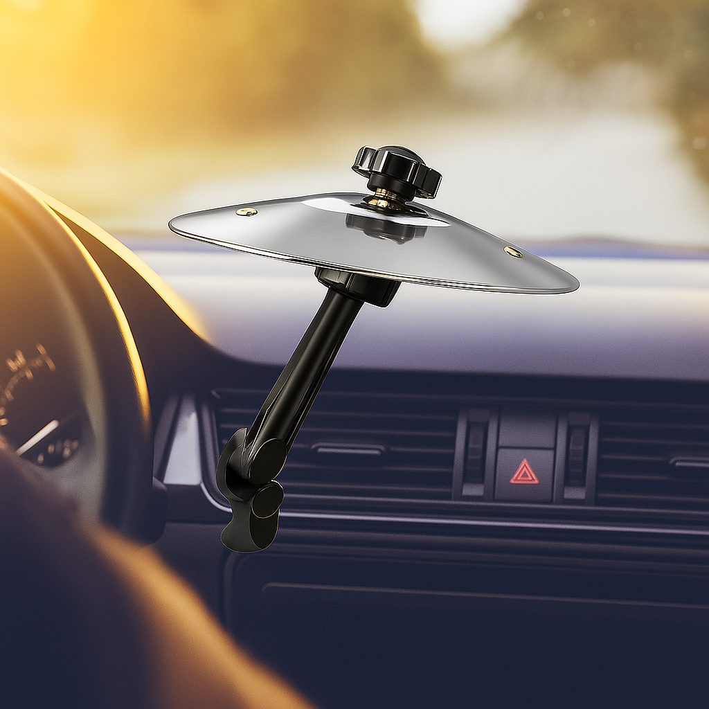 Mini Drum Cymbal Car Air Vent Clip | Funny Crash Cymbal Car Decor for Drummers, Music Lovers & Musicians Gift