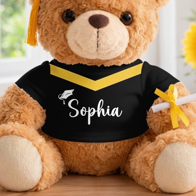 Custom Photo Graduation Teddy Bear Personalized Graduation Gifts For Him, Her Big Dreams, Bright Future