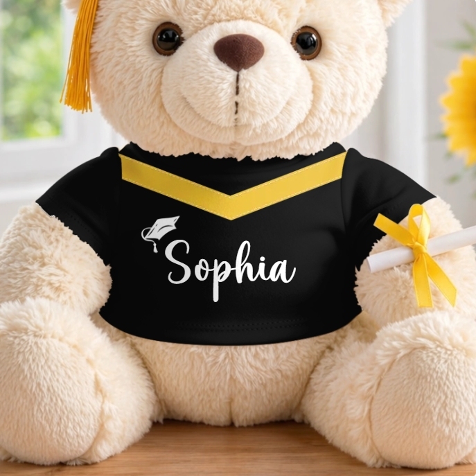 Custom Photo Graduation Teddy Bear Personalized Graduation Gifts For Him, Her Big Dreams, Bright Future