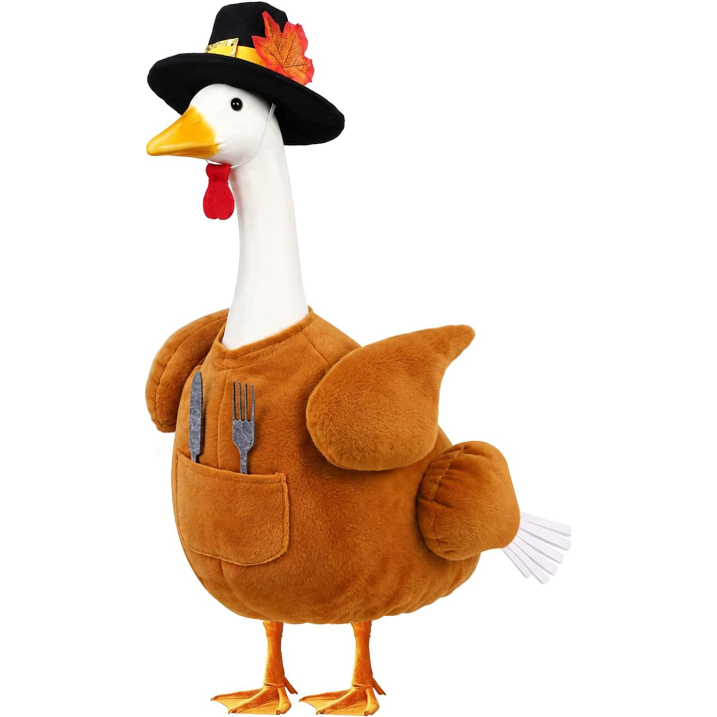 Porch Goose Outfits Goose Costume for 23" Goose Statue