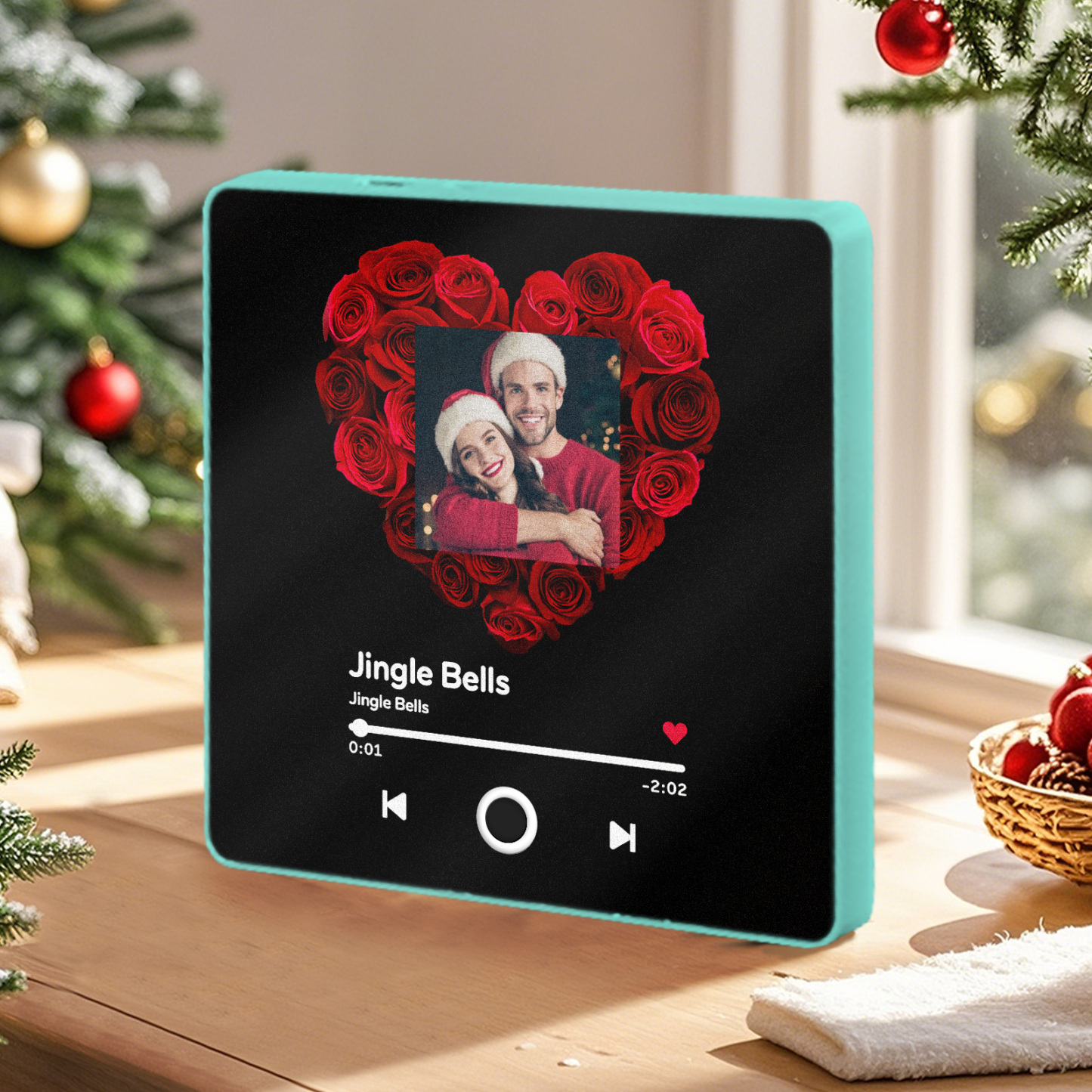Personalized Music Fridge Magnet Customized Album Fridge Magnet Can Play Songs Christmas Gift