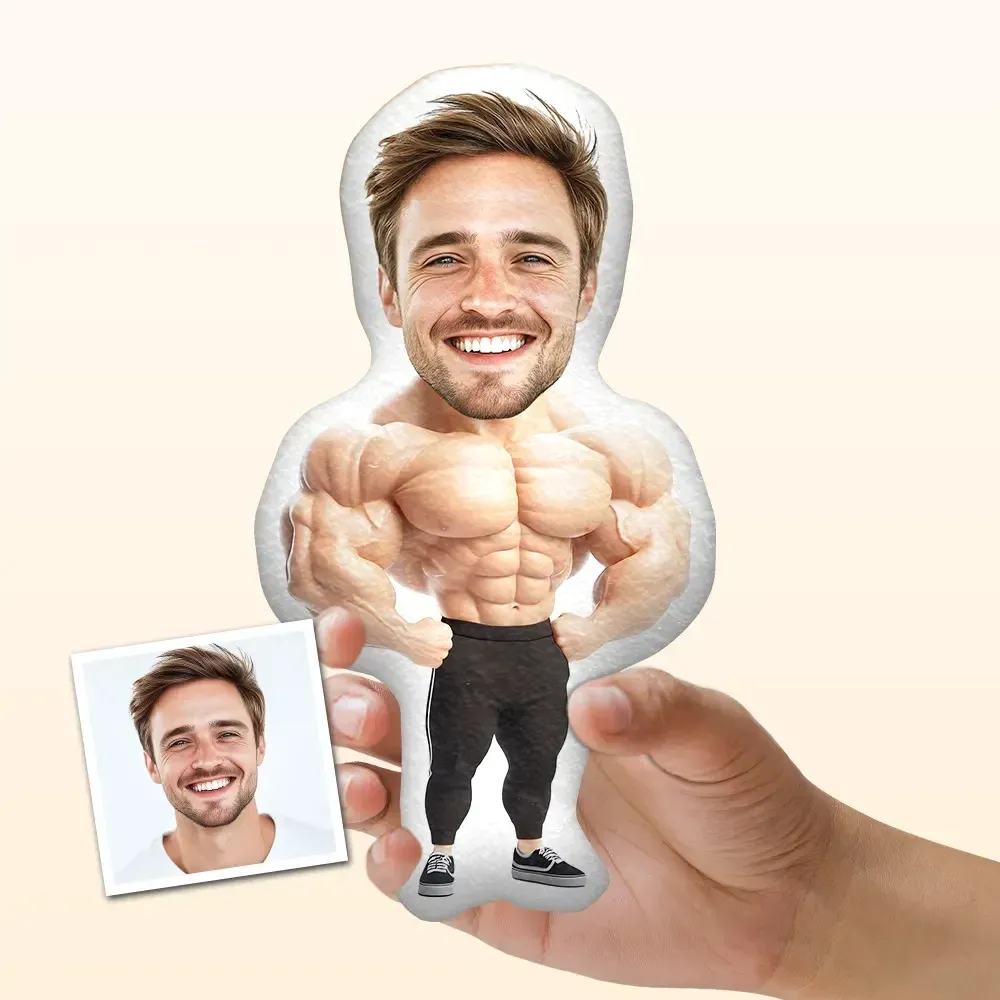 Personalized Minime Throw Pillow Custom Photo Pillow Gift for Her - mysiliconefoodbag