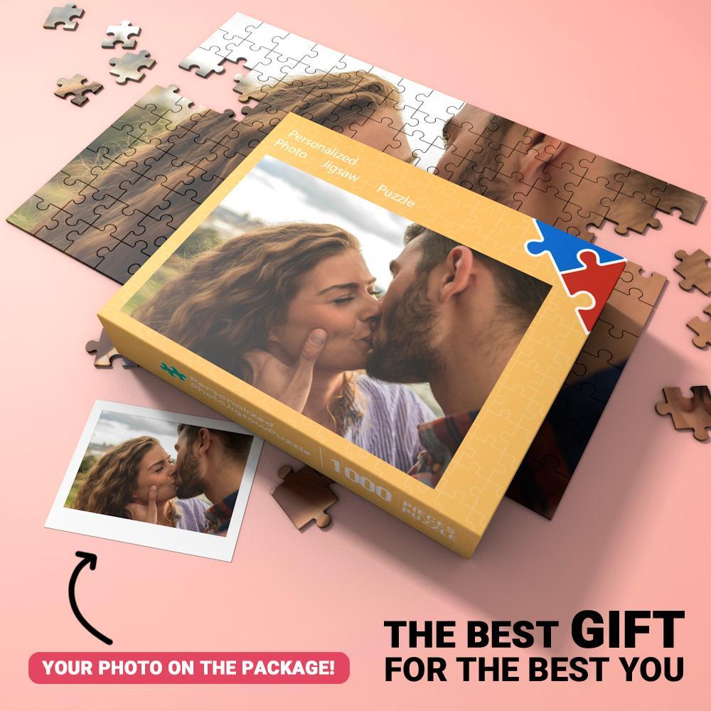 Custom Photo Jigsaw Puzzle Best Anniversary And Birthday Gifts For Lovers - mysiliconefoodbag