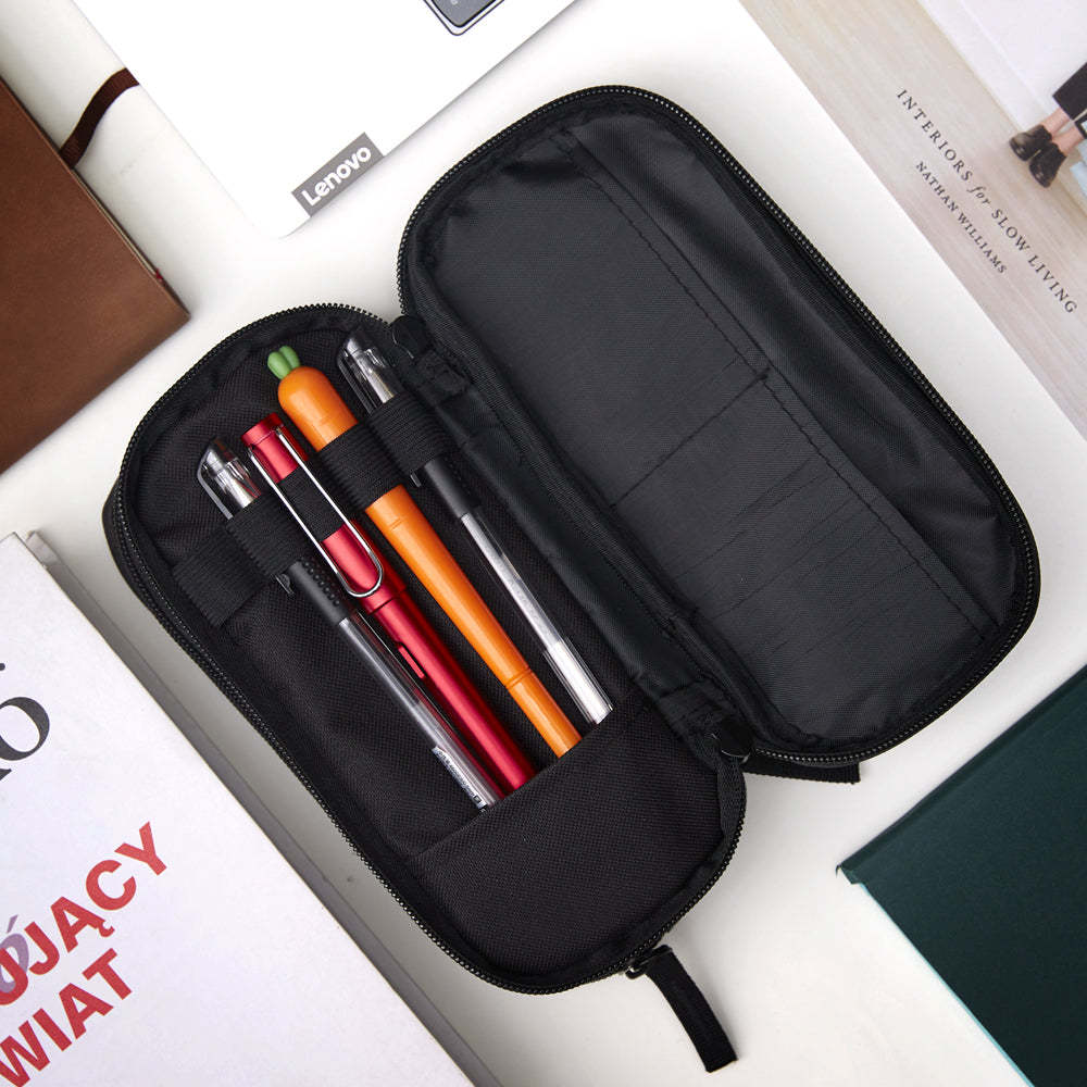 back to school custom photo pencil case