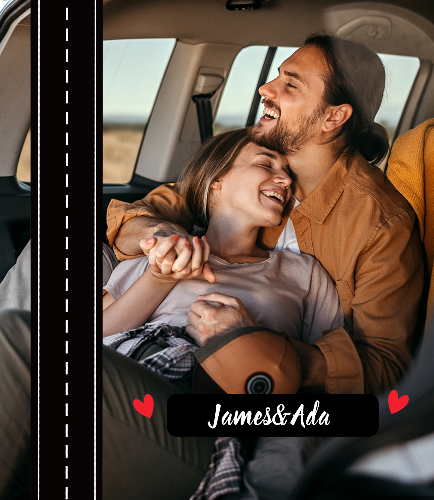 Personalized Race Car Photo Gifts For Couples on Valentine's Day, Wheels for Car Lover Custom Car Frame Anniversary Gift For Loved Ones