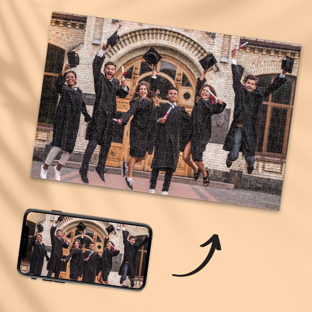 Custom Graduation Photo Jigsaw Puzzle Memorable Gifts - mysiliconefoodbag