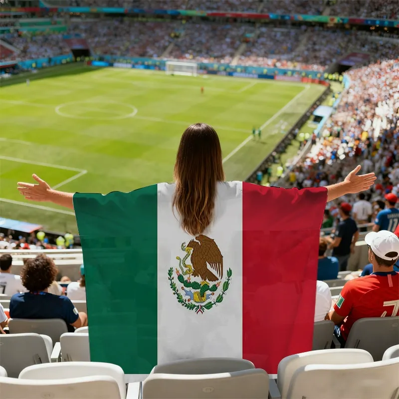 National Flag Cape World Cup Fan Body Flag Multi-Country Styles For Football Events 90x150cm