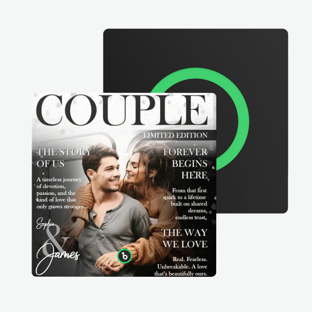 Custom Music Magazine Style Fridge Magnet and Photo Colorful Album Fridge Magnet Music Wall Photo Sticker That Can Be Played