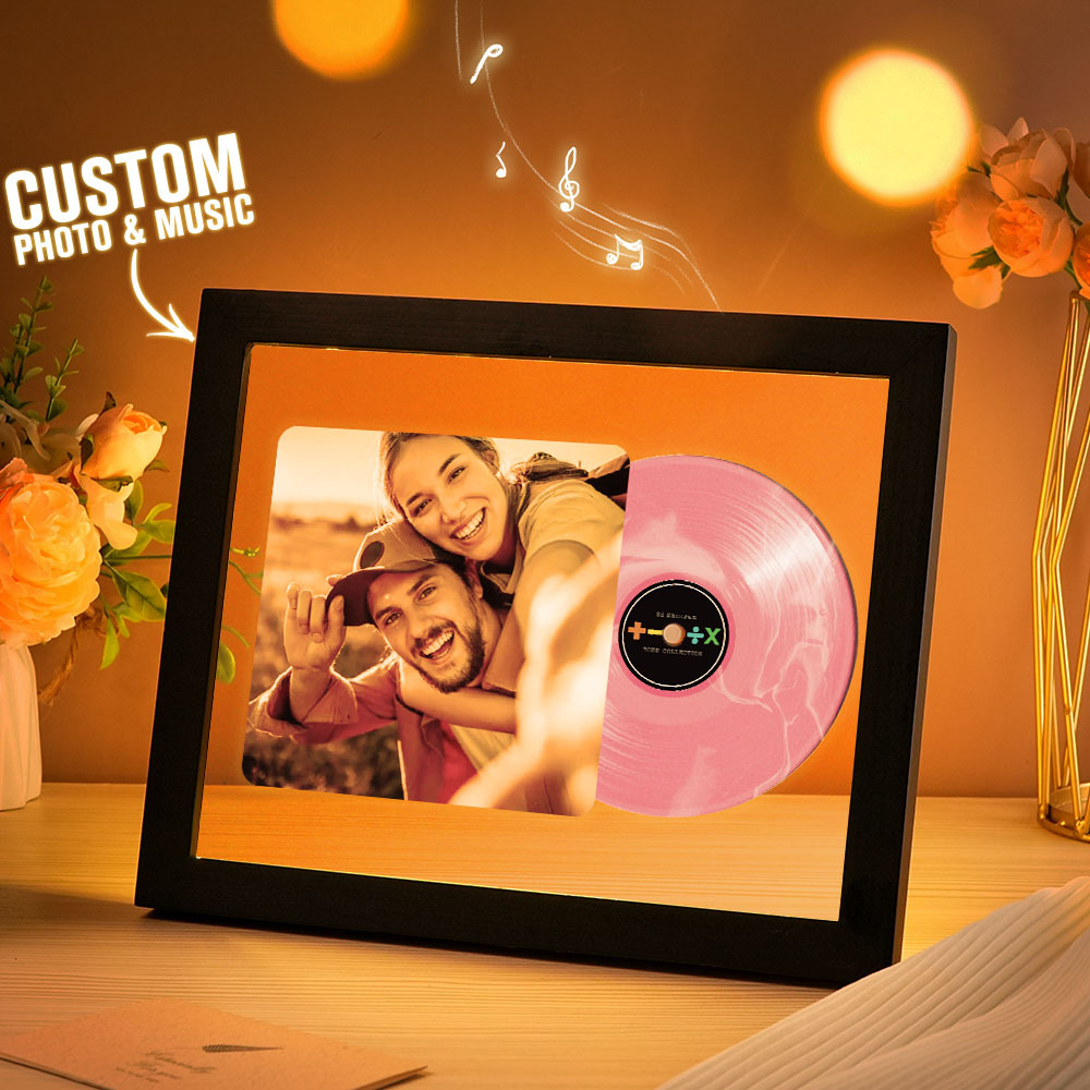 Music Photo Frame Night Lights Music Desk Decor That Plays Music Without Cell Phone Multiple Styles Couple Gifts