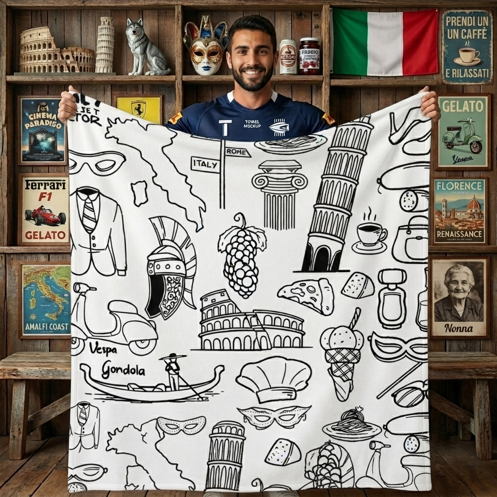 DIY Drawing Blanket with 24 Colors Markers Available, Doodle Your Own Blankets, DIY Washable Blankets for Adults