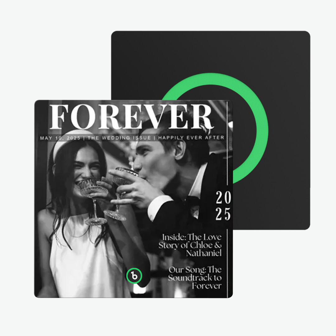 Custom Music Magazine Style Fridge Magnet and Photo Colorful Album Fridge Magnet Music Wall Photo Sticker That Can Be Played