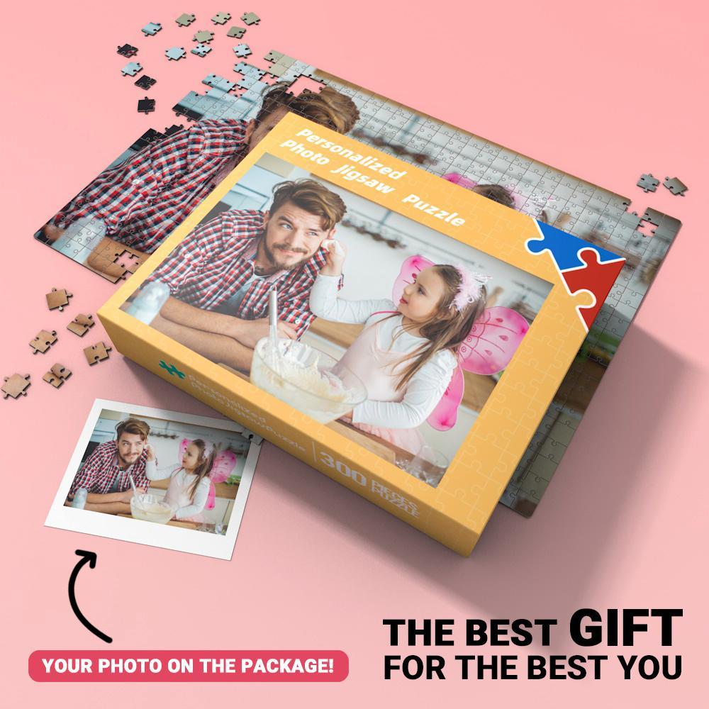 Custom Photo Jigsaw Puzzle Birthday Gifts for Him - mysiliconefoodbag