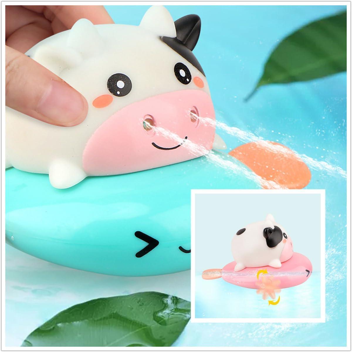 5-Pack Wind Up Animal Bath Toys for Toddlers 1-3 Swimming Pool Gift
