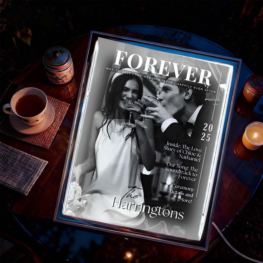 Personalized Magazine Cover Night Light