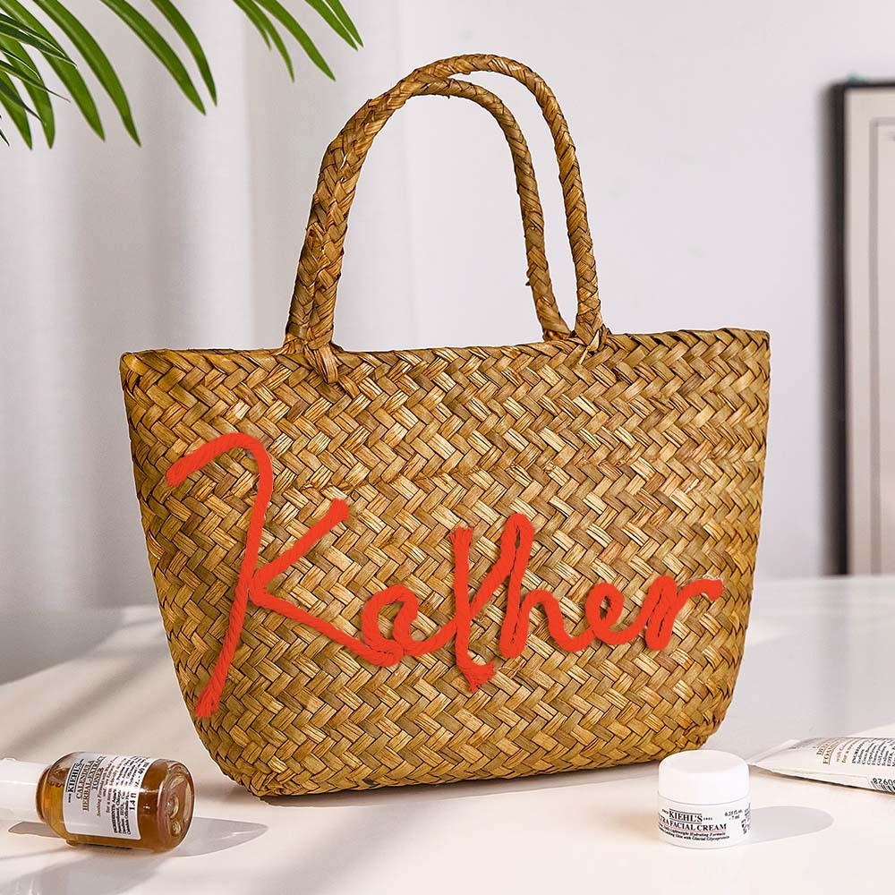 Personalized Handmade Bohemian Bucket Bag with Name Travel Beach Wedding Party Gift for Women - mysiliconefoodbag
